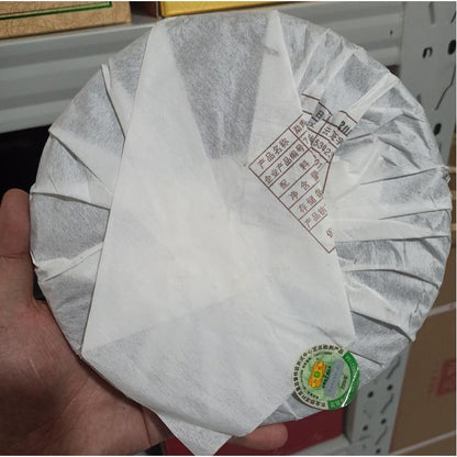 Mengku Rong's 2008 Mengku Old Tree Green Cake Pu'er Raw Tea Puer Aged 400g