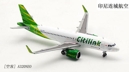 1:400 JC WINGS Scoot AIRBUS A320-200 Passenger Airplane Diecast Aircraft Model
