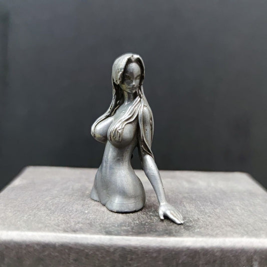 New Brass Black Naked Girl Statue Art Model Artwork Pendant