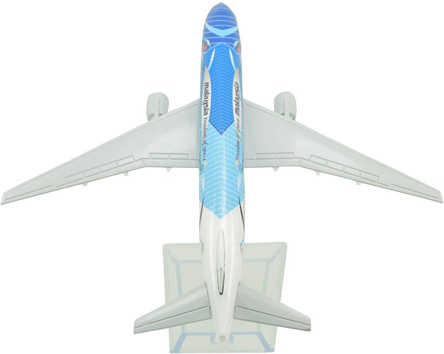 1:400 16cm B777 Malaysia Airlines Sea Wave Metal Airplane Model Plane Toy