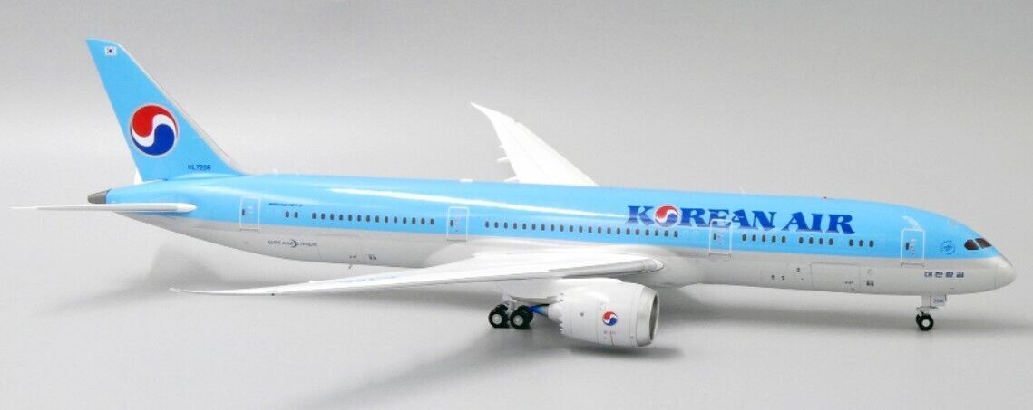 1:200 32CM JC Wings KOREAN AIR BOEING 787-9 Passenger Airplane Diecast Model