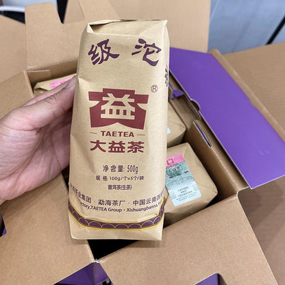 TAETEA Jia Ji Tuo Cha 2022 Year Menghai Dayi Pu-erh Tuocha Raw Pu'er Tea 500g