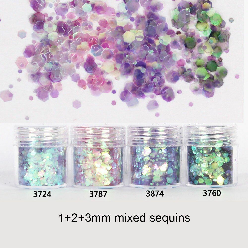 4Pcs/Lot UV Resin Pigment Glitter Bling Bling Filling Craft Jewelry Making Tools
