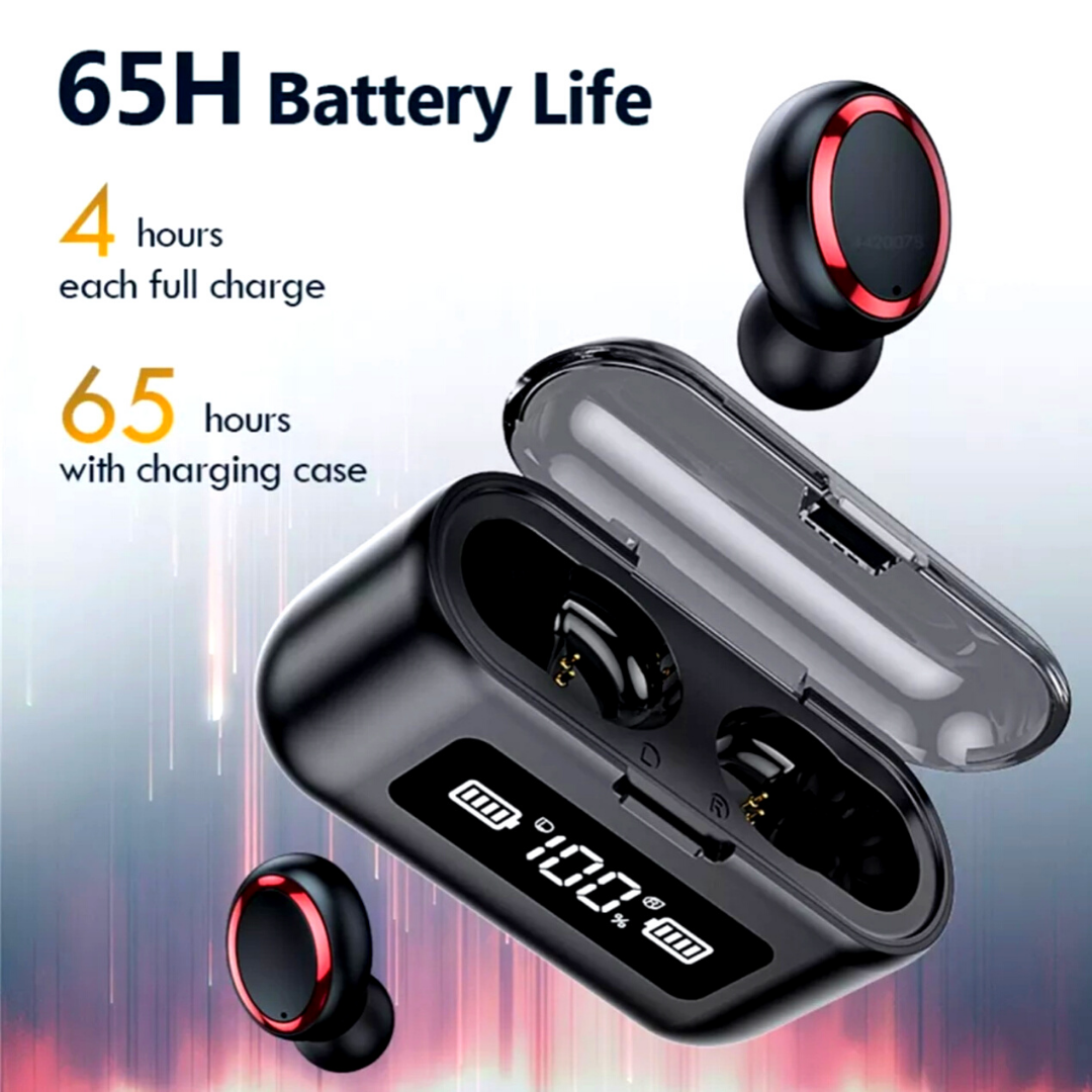 TWS Wireless Earbuds Bluetooth 5.0 Waterproof Headset Headphones With Power Bank