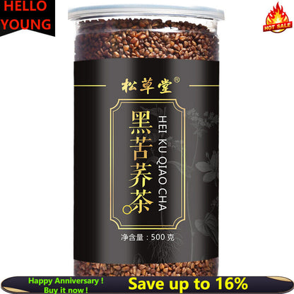 Organic Herbal Tea Health Care Daliang Mountain Black Tartary Buckwheat Tea 500g