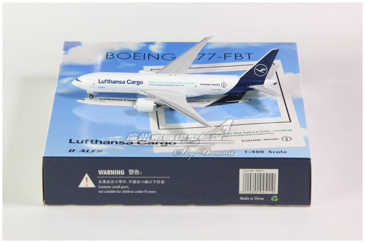 1:400 Phoenix Lufthansa Cargo BOEING 777-200F Airplane Diecast Aircraft Model