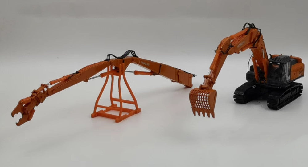 1:50 ZAXIS350LC Excavator Building Demolition Machine Equipment Diecast Model