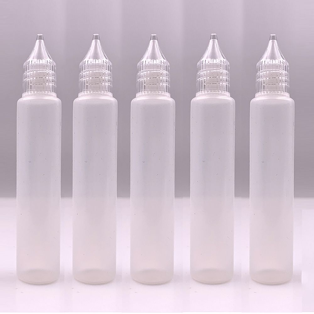 Paper Quilling 5Pcs Plastic Needle Squeeze Empty Bottles Glue Applicator 10~30ml