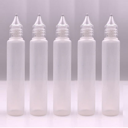 Paper Quilling 5Pcs Plastic Needle Squeeze Empty Bottles Glue Applicator 10~30ml