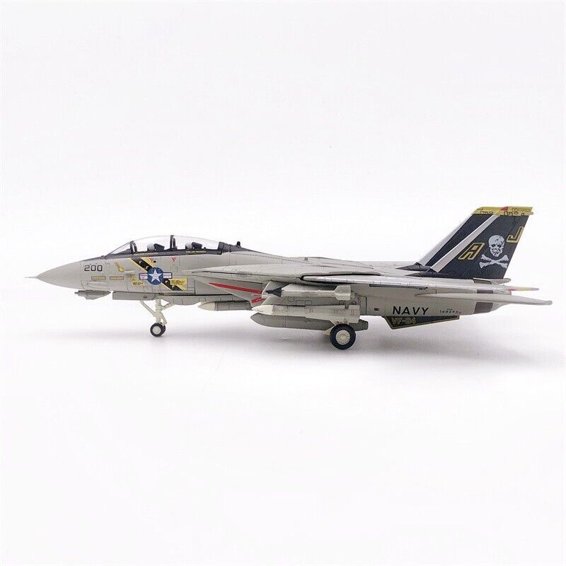 1:100 WLTK USA Grumman F-14A Tomcat VF-84 Fighter Diecast Plane Aircraft Model