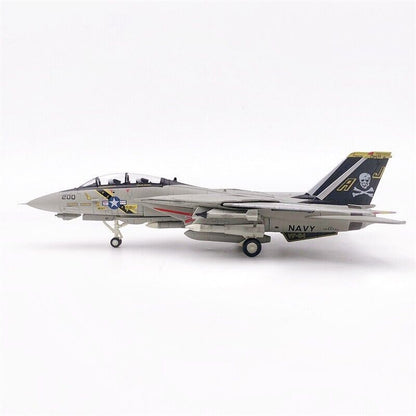 1:100 WLTK USA Grumman F-14A Tomcat VF-84 Fighter Diecast Plane Aircraft Model