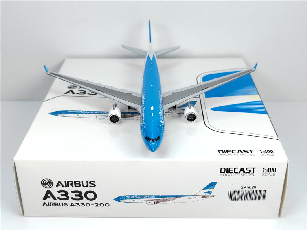 1:400 JC Wings ARGENTINAS AIRBUS A330-200 Passenger Airplane Diecast Model