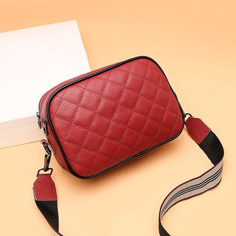 Vintage Crossbody Cowhide Shoulder Bag Leather Messenger Fashion Wallet Handbags