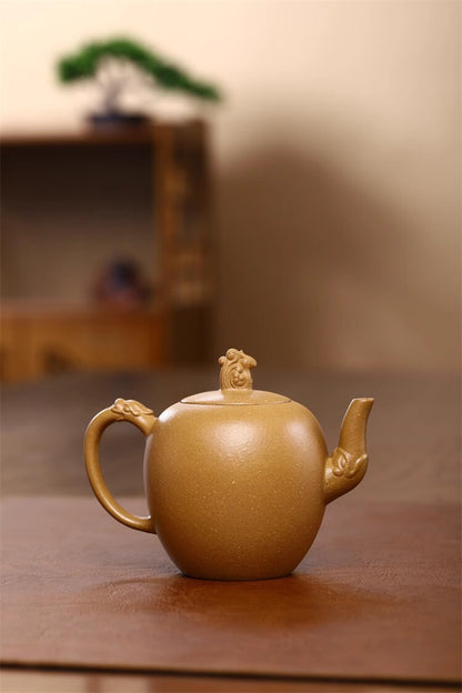 200cc Chinese Yixing Handmade Zisha Teapot Duan Clay Meirenjian Gongfu Tea Pot