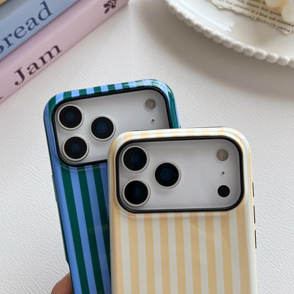 Compatible with Iphone 17 Pro Max Case, Cute Fashion Aesthetic Striped Phone Cas
