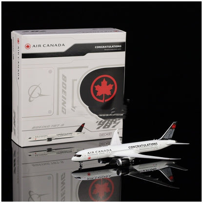 1:400 JC Wings Air Canada Boeing 787-9 Airplane Diecast Aircraft Model