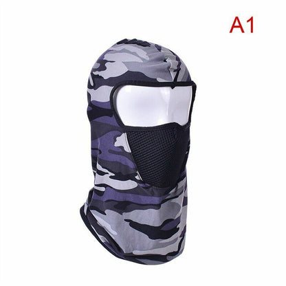 Full Face Cover Balaclava Hat Tactical Winter Cycling Sun Protection Scarf Warm