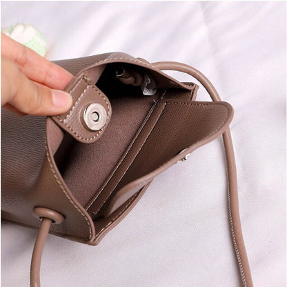Leather Handbag Fashion Large Capacity Crossbody Shoulder Bags Women Flap Black