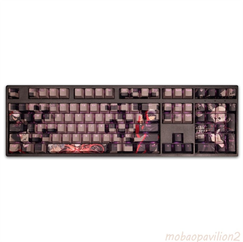 Anime Jujutsu Kaisen 108 PBT Keycap Set for Mechanical Keyboard