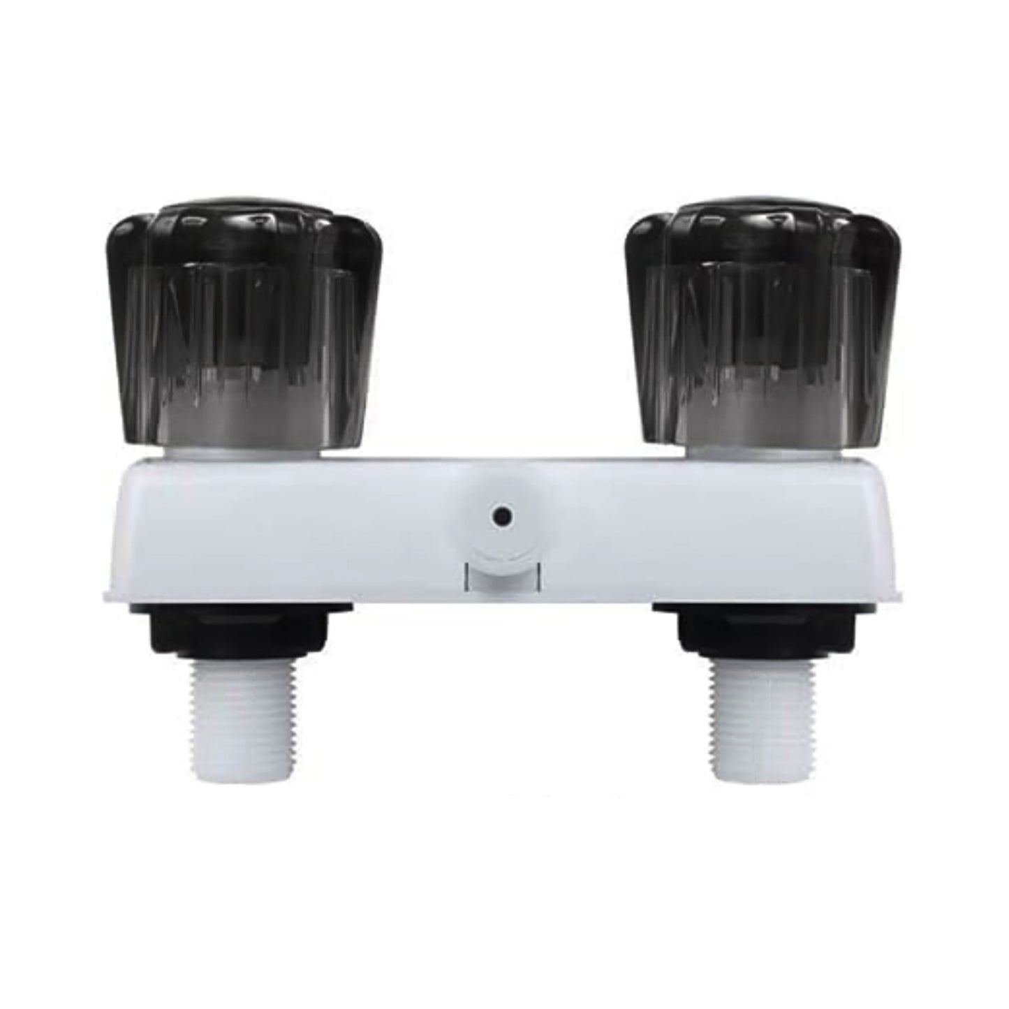 RV Camper Shower Valve Diverter 4inch w/Dual Knobs Plastic Left Handle Compact