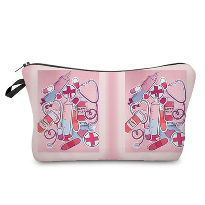 Printed Cosmetic Organizer Storage Bags Makeup Cartoon Purse 18*22*13.5 CM 1 PC