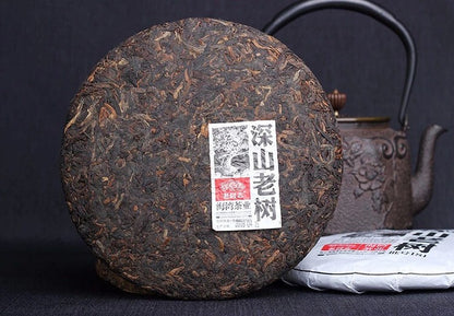500g Yunnan Haiwan 2018 Shen Shan Lao Shu Batch 181 Ripe Pu-erh Tea Cake,puer 普洱