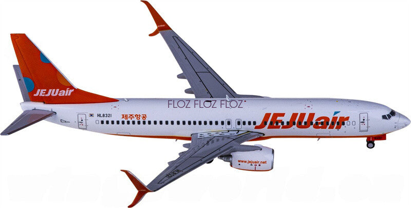 for JC Wings for Jeju Air for Boeing 737-800 HL8321 1:400 plane Pre-built Model