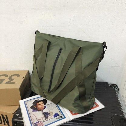 Shopper Bag Nylon Waterproof Handbag Travel Crossbody Shoulder Purse 42*18*38 CM