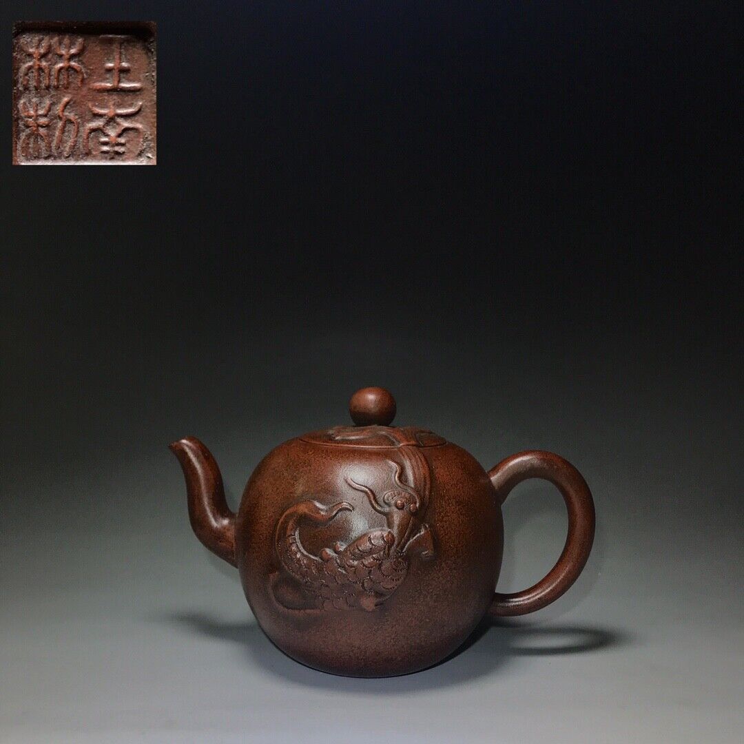 vintage chinese yixing purple clay teapot zisha ceremony teaware collection rare