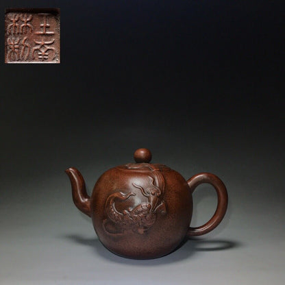 vintage chinese yixing purple clay teapot zisha ceremony teaware collection rare
