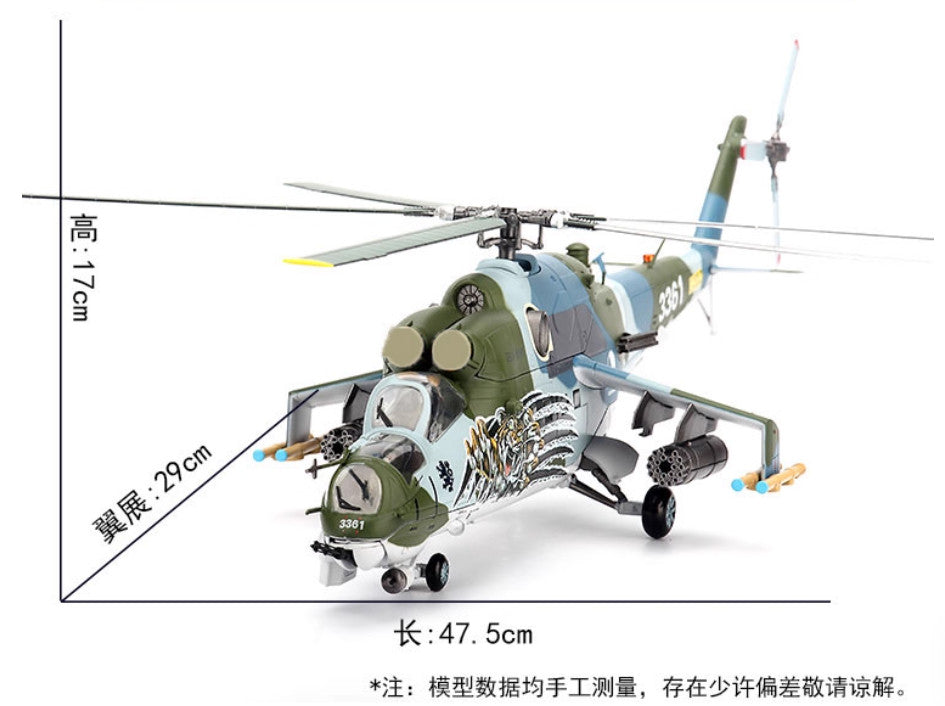 1:72 BLESS Czech Air Force Mi-24V Hind NTM 2011 Attack Helicopter Diecast Model