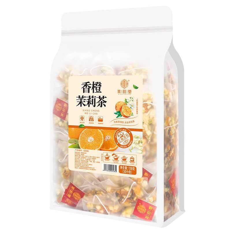 Orange Jasmine Green Tea Pineapple Apple Dried Herbal Tea Bag 150g
