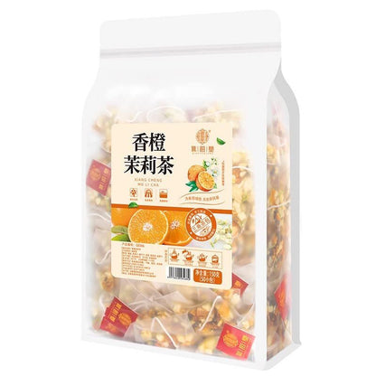 Orange Jasmine Green Tea Pineapple Apple Dried Herbal Tea Bag 150g