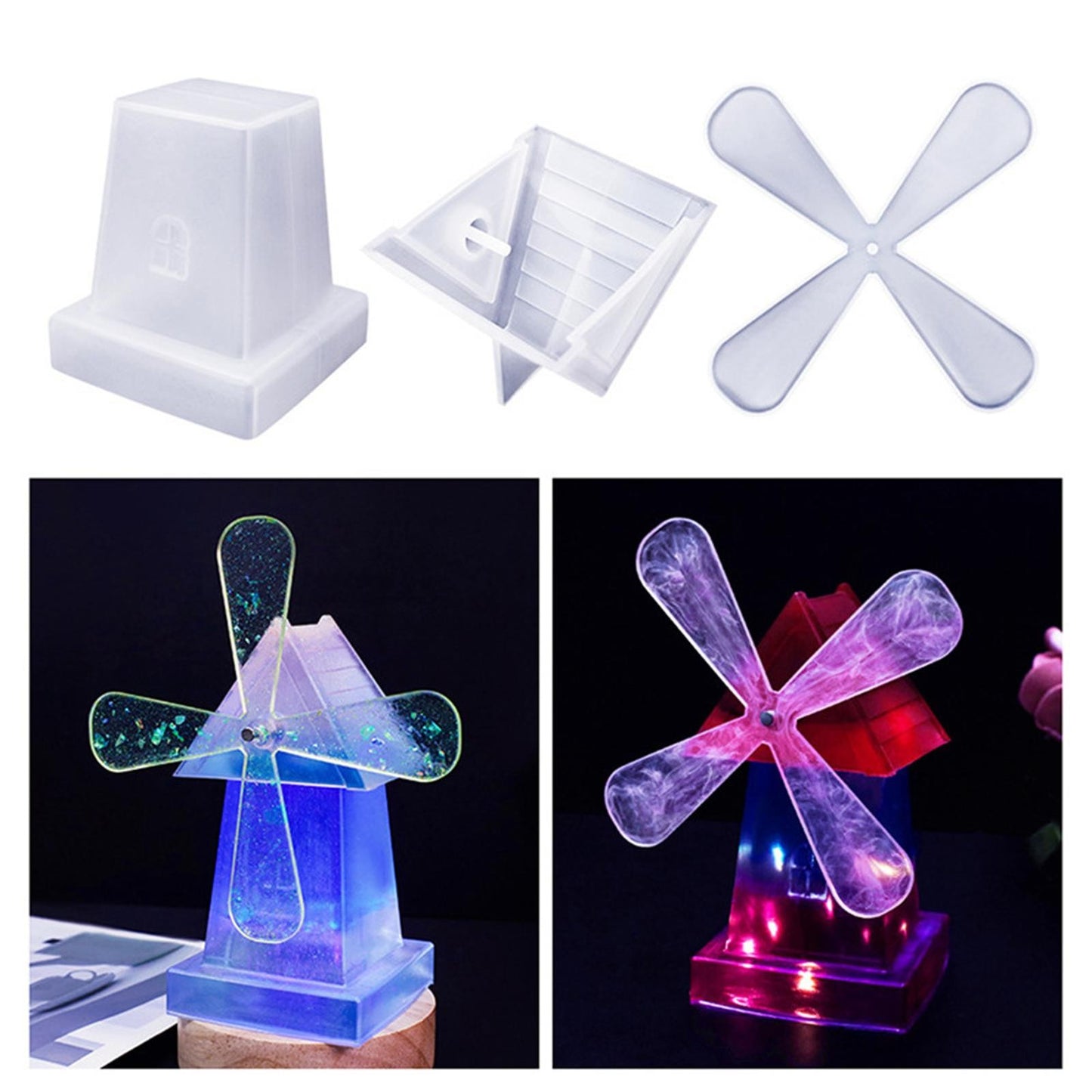 Soft Silicone Mould Resin Epoxy Casting Ornament Home DIY Candle Soap Mold