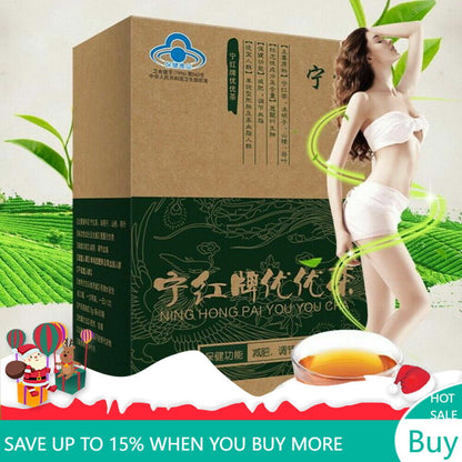 Ning Hong Lose WeightTea Herbal Green Tea Weight Loss Fat Burnning Tea Aroma