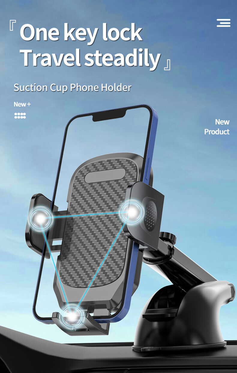 Universal Car Phone Holder Mount Stand Windshield For Samsung A02s A03s A12 A13