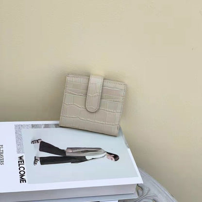 Durable Wallet Handbag Synthetic Leather Cardholder Wallet Card Bag 11*8*2cm 1PC