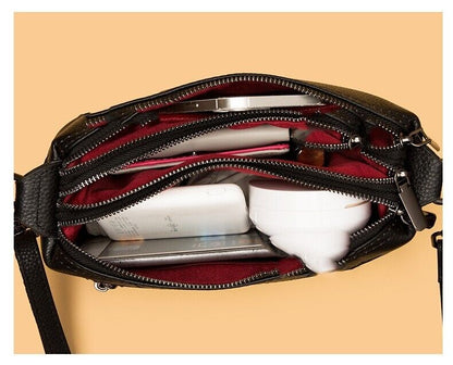 Women Genuine Leather Shoulder Bag Crossbody Bag Messenger Cowhide Handbags