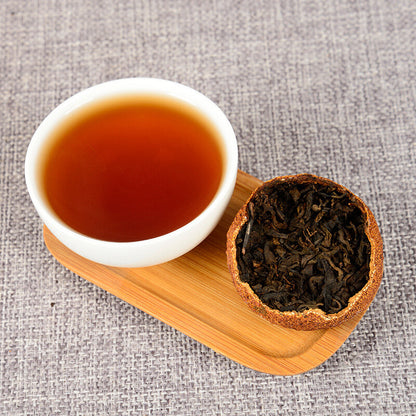 Xinhui Aged Chenpi Ripe Puer Tea Orange Skin Puerh Pu'er Loose Tea PEI YU 312