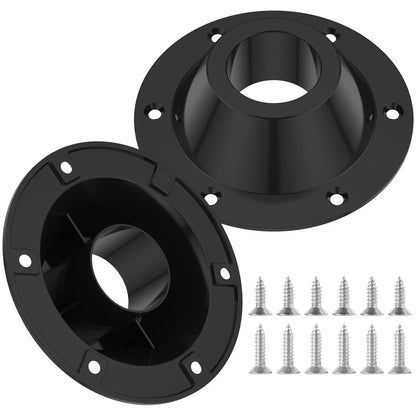 RV Table Bases Aluminium Floor Fixed Mount Pedestal Replace Kits Camper Black