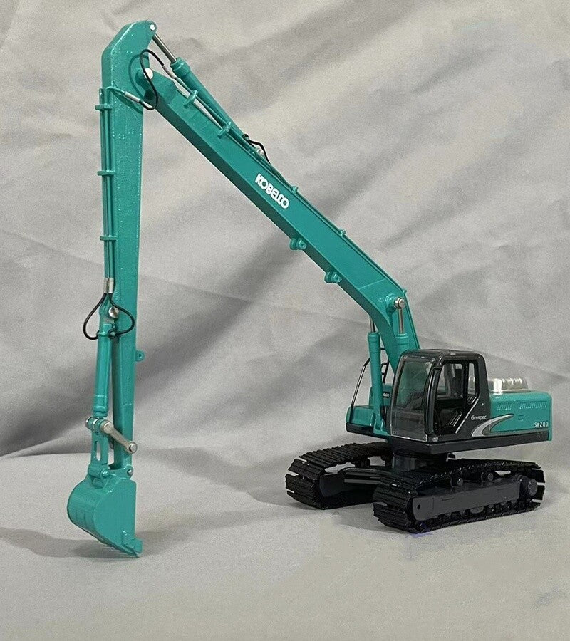 1:50 KOBELCO SK200-8 Extended Arm Excavator Construction Machine Diecast Model