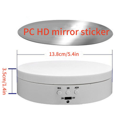 360° Motorized Rotating Display Stand Collectibles Photography Show Holder
