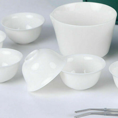 11pcs Chinese Ceramic Travel Kung Fu Tea Set Portable Teacup Set Tea Ceremony