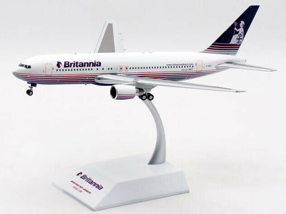1:200 25CM JC Wings Britannia BOEING 767-200ER Passenger Airplane Diecast Model