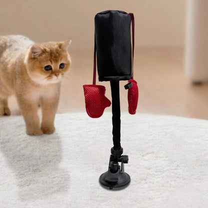 Interactive Cat Punching Bag Toy with Suction Cup