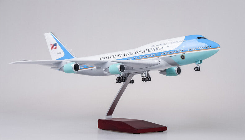 1:150th Resin US Air Force One B747 Boeing 747 Plane Model Airplane Airline Gift