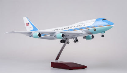 1:150th Resin US Air Force One B747 Boeing 747 Plane Model Airplane Airline Gift