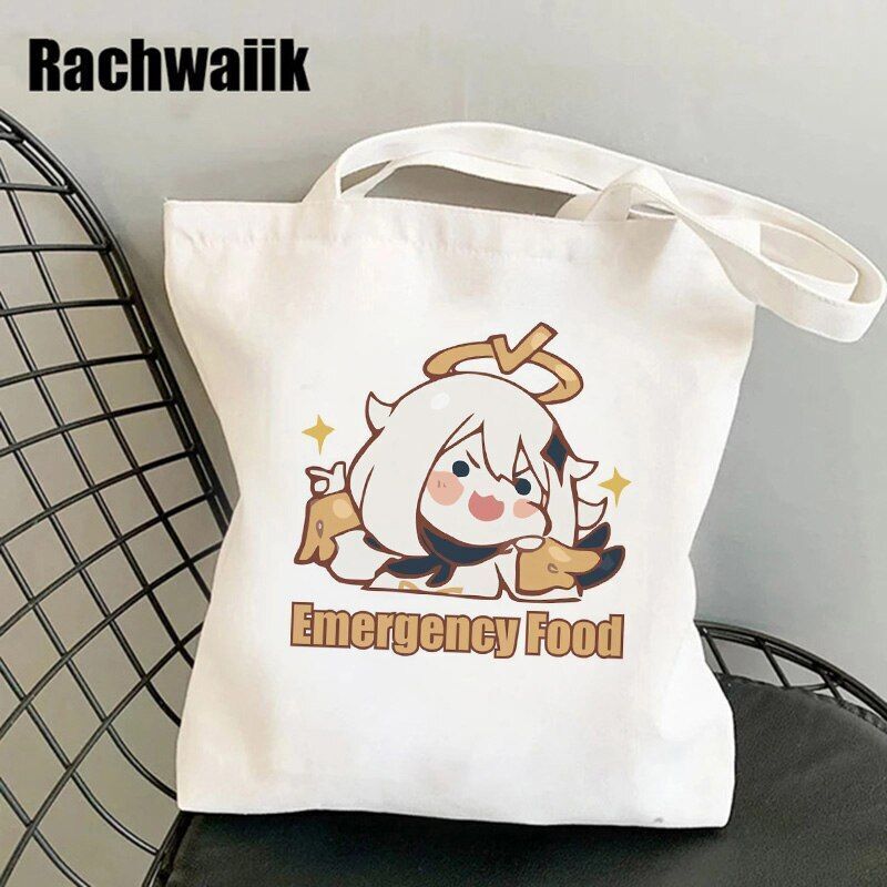 Shopping Bag Graphic Tote Purse Canvas Shoulder Bag Eco Large-capacity Polyester