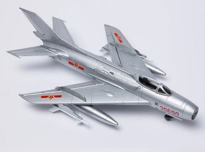 1:48 32CM China J-6 Fighter Plane Diecast Aeroplane Military Aircraft Model