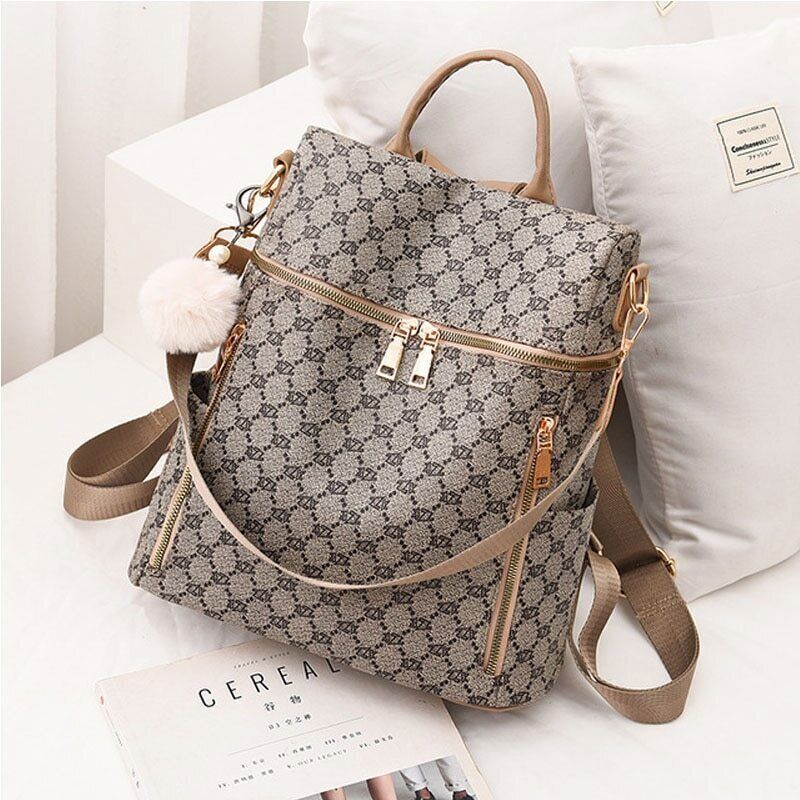 Women's Traval Bacpacks Ladies Back Pack PU Leather Pattern Women Bag
